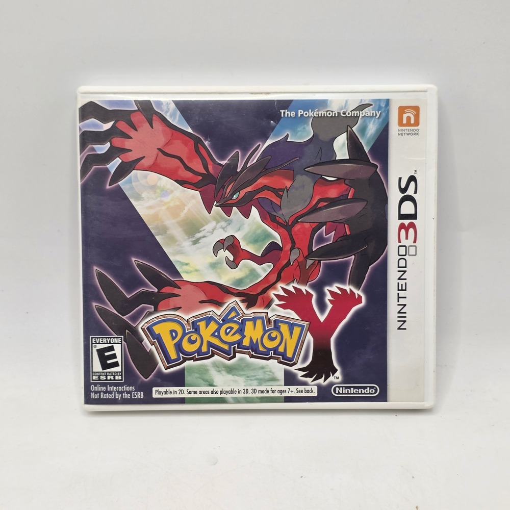 Nintendo Pokemon Y 3DS Game Yveltal Kalos Region Mega Evolution RPG Video Game